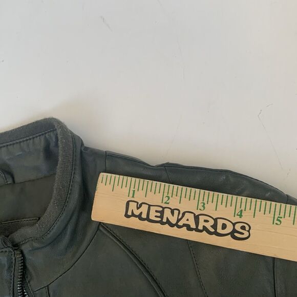 Bernardo Faux Leather Moto Jacket Women Size 1X/XL Rocker Biker Grunge Gray - Picture 11 of 14